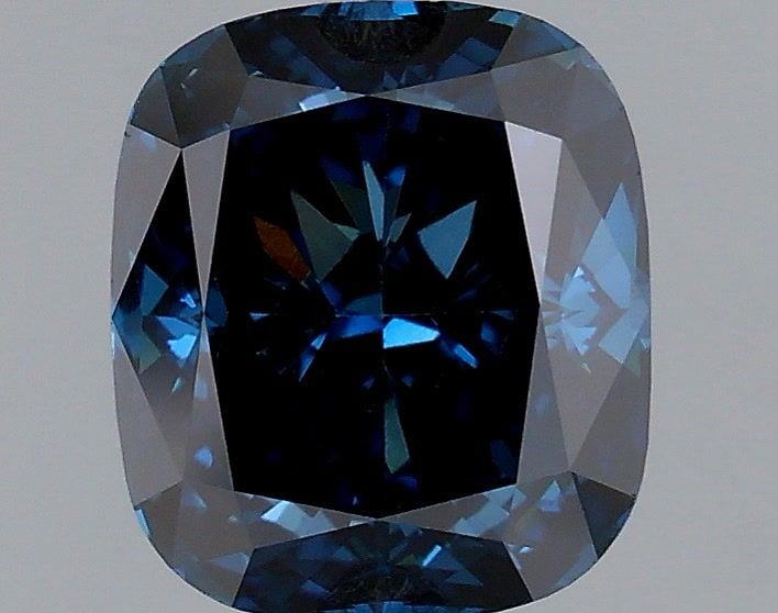 Loose Diamond - CUSHION MODIFIED 1.26ct Fancy Deep Blue VS1: Loose Diamond - CUSHION MODIFIED 1.26ct Fancy Deep Blue VS1 Source: This is a real non-mined Diamond that has been grown in a lab Shape: CUSHION MODIFIED Carats: 1.26 Color: Fancy Deep Blue Certificat