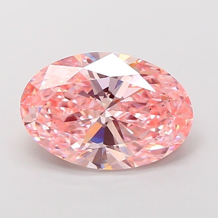 Loose Diamond - OVAL 3.04ct Fancy Vivid Pink SI1: Loose Diamond - OVAL 3.04ct Fancy Vivid Pink SI1 Source: This is a real non-mined Diamond that has been grown in a lab Shape: OVAL Carats: 3.04 Color: Fancy Vivid Pink Certification: IGI Video: