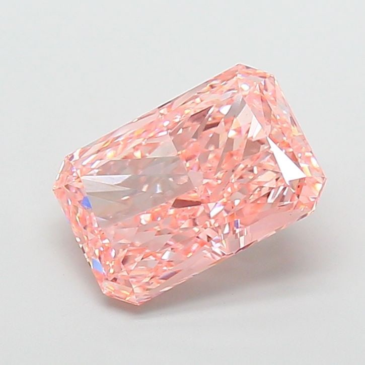 Loose Diamond - RADIANT 6.03ct Fancy Vivid Pink VS1: Loose Diamond - RADIANT 6.03ct Fancy Vivid Pink VS1 Source: This is a real non-mined Diamond that has been grown in a lab Shape: RADIANT Carats: 6.03 Color: Fancy Vivid Pink Certification: IGI Video: