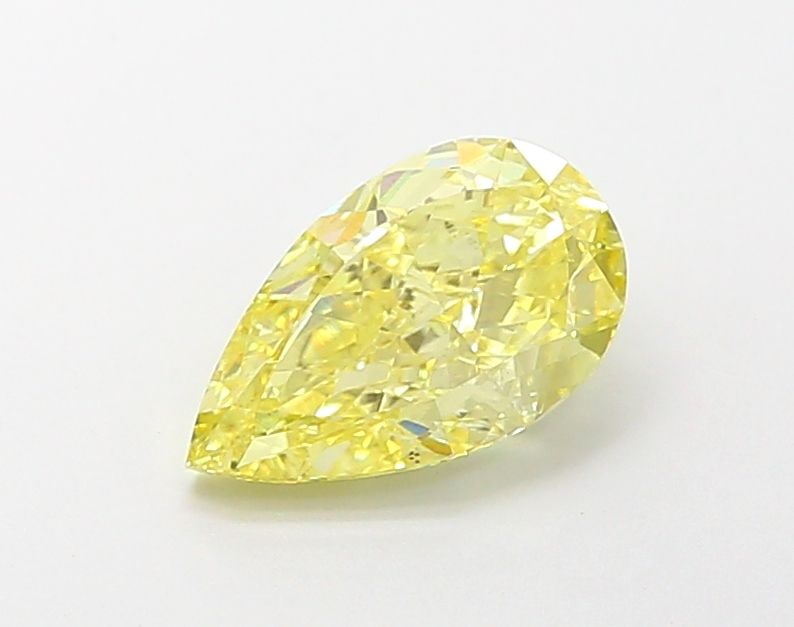 Loose Diamond - PEAR 1.55ct Fancy Intense Yellow VS2: Loose Diamond - PEAR 1.55ct Fancy Intense Yellow VS2 Source: This is a real non-mined Diamond that has been grown in a lab Shape: PEAR Carats: 1.55 Color: Fancy Intense Yellow Certification: IGI Video