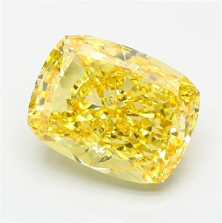Loose Diamond - CUSHION MODIFIED 11.67ct Fancy Vivid Yellow VS1: Loose Diamond - CUSHION MODIFIED 11.67ct Fancy Vivid Yellow VS1 Source: This is a real non-mined Diamond that has been grown in a lab Shape: CUSHION MODIFIED Carats: 11.67 Color: Fancy Vivid Yellow Ce