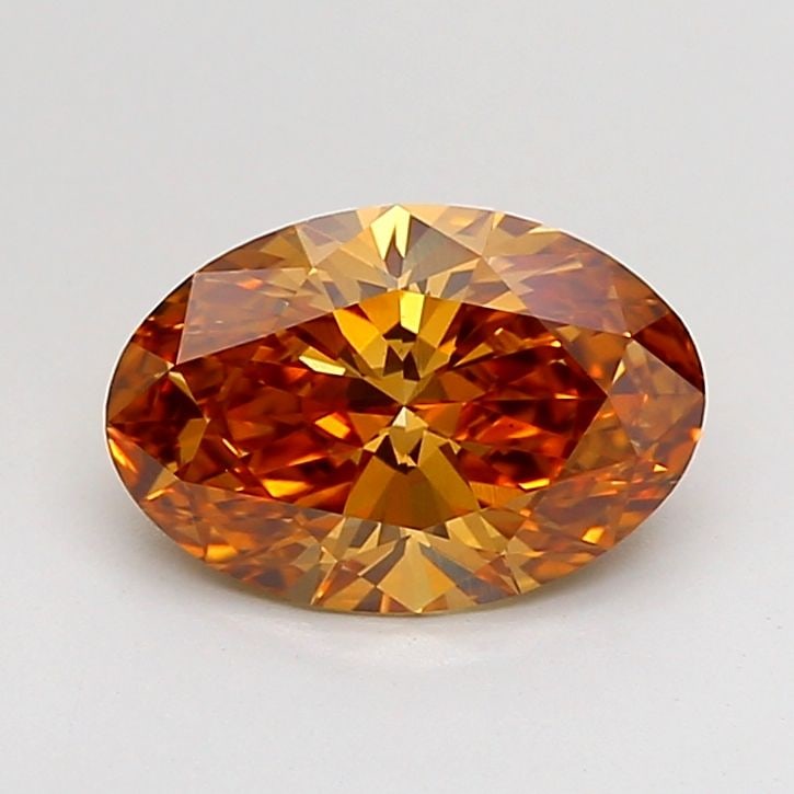 Loose Diamond - OVAL 1.68ct Fancy Vivid Orange VS1: Loose Diamond - OVAL 1.68ct Fancy Vivid Orange VS1 Source: This is a real non-mined Diamond that has been grown in a lab Shape: OVAL Carats: 1.68 Color: Fancy Vivid Orange Certification: IGI The Diamo