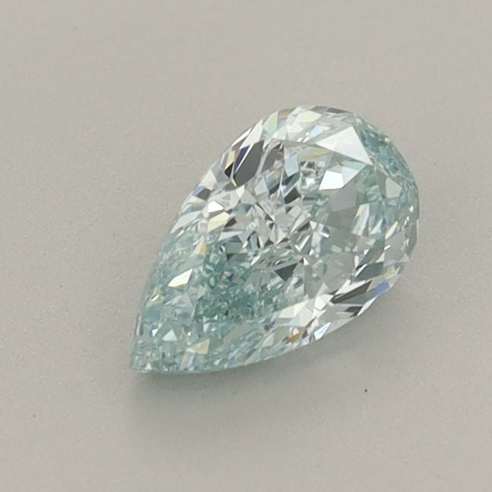 Loose Diamond - PEAR 0.64ct Fancy Vivid Blueish Green VS1: Loose Diamond - PEAR 0.64ct Fancy Vivid Blueish Green VS1 Source: This is a real non-mined Diamond that has been grown in a lab Shape: PEAR Carats: 0.64 Color: Fancy Vivid Blueish Green