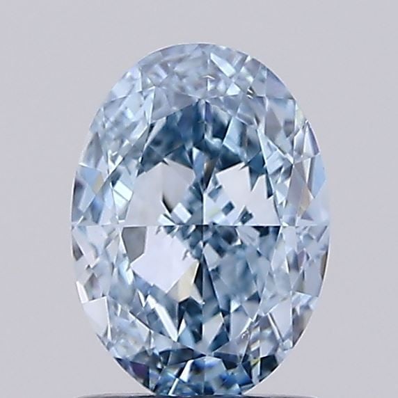 Loose Diamond - OVAL 1.27ct Fancy Vivid Blue VS2: Loose Diamond - OVAL 1.27ct Fancy Vivid Blue VS2 Source: This is a real non-mined Diamond that has been grown in a lab Shape: OVAL Carats: 1.27 Color: Fancy Vivid Blue Certification: IGI Video: