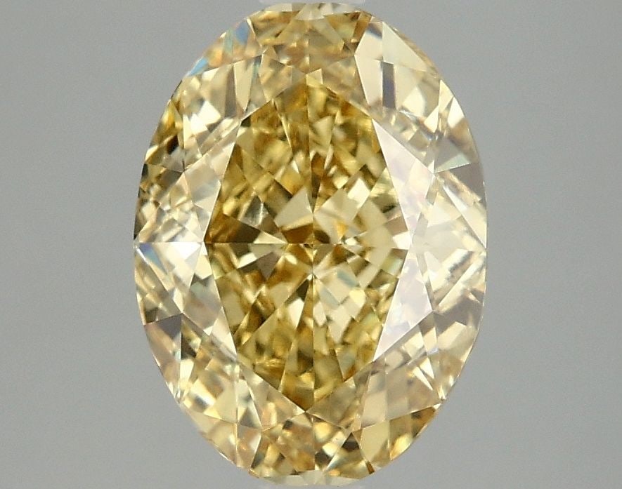 Loose Diamond - OVAL 3.1ct Fancy Intense Yellow VVS2: Loose Diamond - OVAL 3.1ct Fancy Intense Yellow VVS2 Source: This is a real non-mined Diamond that has been grown in a lab Shape: OVAL Carats: 3.1 Color: Fancy Intense Yellow Certification: IGI Video: