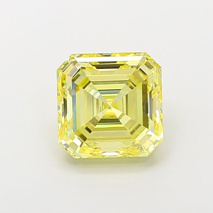 Loose Diamond - ASSCHER 3.0ct Fancy Yellow VS2: Loose Diamond - ASSCHER 3.0ct Fancy Yellow VS2 Source: This is a real non-mined Diamond that has been grown in a lab Shape: ASSCHER Carats: 3.0 Color: Fancy Yellow Certification: IGI Video: