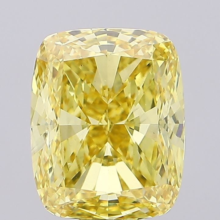 Loose Diamond - CUSHION MODIFIED 10.02ct Fancy Vivid Yellow VS2: Loose Diamond - CUSHION MODIFIED 10.02ct Fancy Vivid Yellow VS2 Source: This is a real non-mined Diamond that has been grown in a lab Shape: CUSHION MODIFIED Carats: 10.02 Color: Fancy Vivid Yellow Ce
