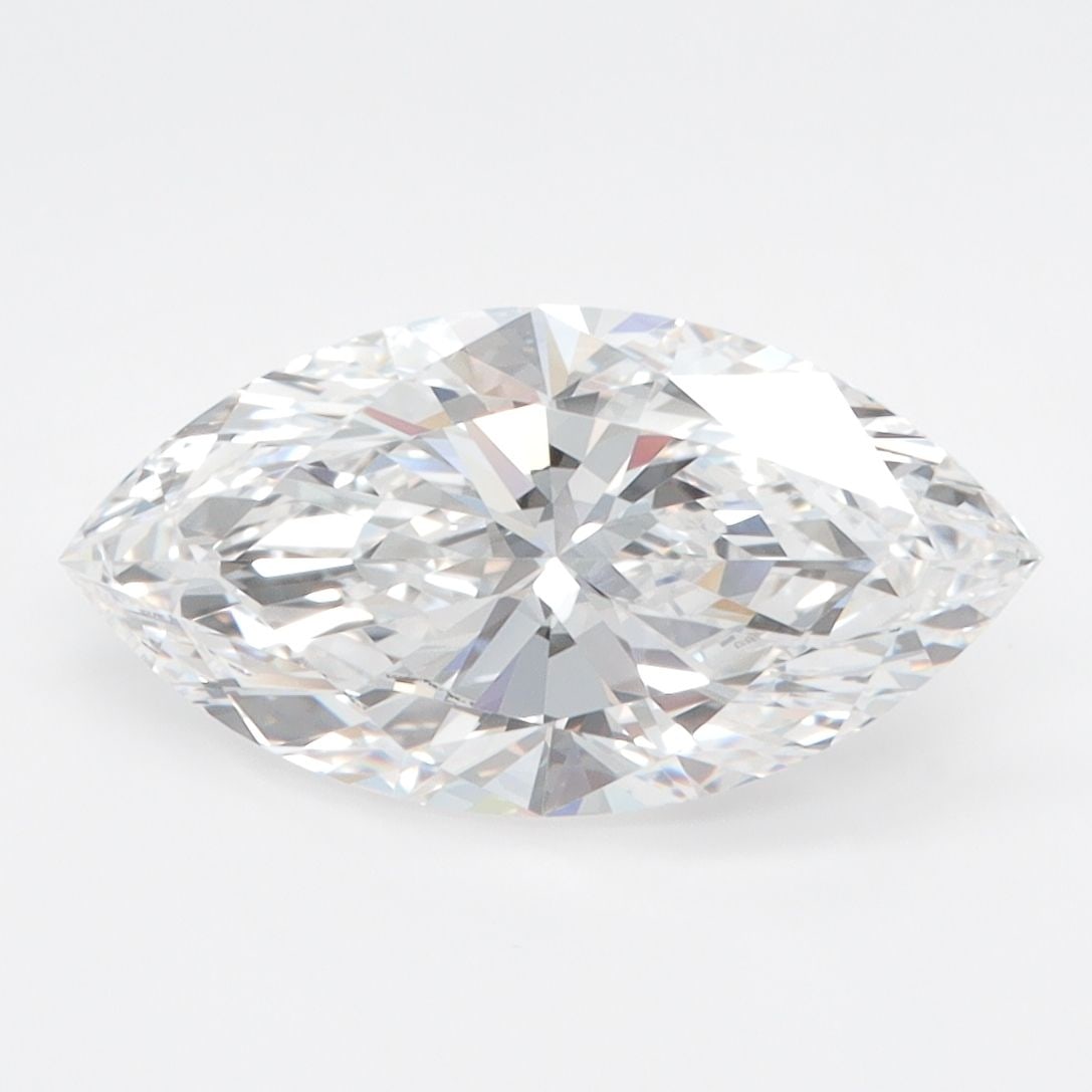 Loose Diamond - MARQUISE 2.08ct D FL: Loose Diamond - MARQUISE 2.08ct D FL Source: This is a real non-mined Diamond that has been grown in a lab Shape: MARQUISE Carats: 2.08 Color: D Clarity: FL Certification: IGI The Diamond Depot Guaran