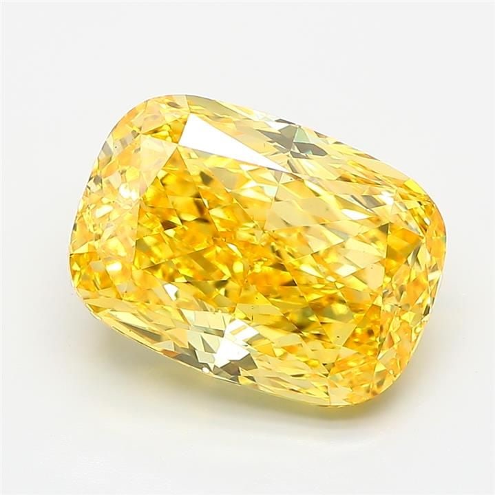 Loose Diamond - CUSHION MODIFIED 6.24ct Fancy Vivid Yellow VS1: Loose Diamond - CUSHION MODIFIED 6.24ct Fancy Vivid Yellow VS1 Source: This is a real non-mined Diamond that has been grown in a lab Shape: CUSHION MODIFIED Carats: 6.24 Color: Fancy Vivid Yellow Cert