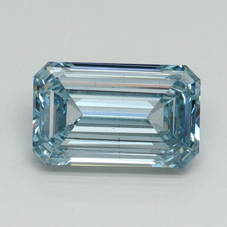 Loose Diamond - EMERALD 1.02ct Fancy Intense Blue VS1: Loose Diamond - EMERALD 1.02ct Fancy Intense Blue VS1 Source: This is a real non-mined Diamond that has been grown in a lab Shape: EMERALD Carats: 1.02 Color: Fancy Intense Blue Certification: IGI Vid