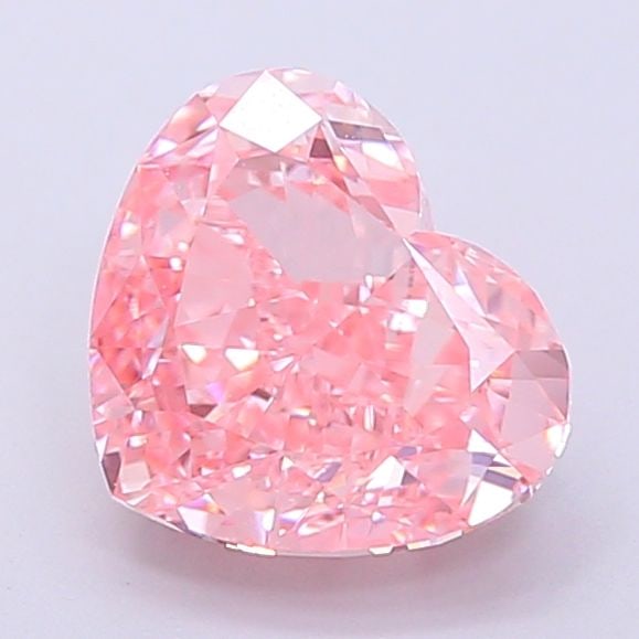 Loose Diamond - HEART 2.05ct Fancy Vivid Pink VVS1: Loose Diamond - HEART 2.05ct Fancy Vivid Pink VVS1 Source: This is a real non-mined Diamond that has been grown in a lab Shape: HEART Carats: 2.05 Color: Fancy Vivid Pink Certification: IGI Video: