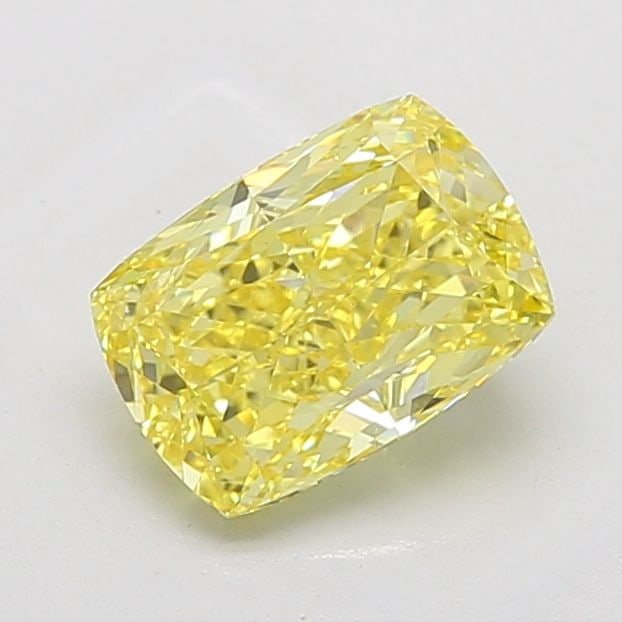 Loose Diamond - CUSHION MODIFIED 3.07ct Fancy Vivid Yellow VS1: Loose Diamond - CUSHION MODIFIED 3.07ct Fancy Vivid Yellow VS1 Source: This is a real non-mined Diamond that has been grown in a lab Shape: CUSHION MODIFIED Carats: 3.07 Color: Fancy Vivid Yellow Cert