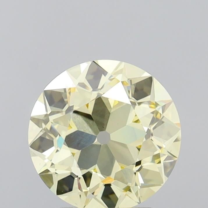 Loose Diamond - OLD EUROPEAN CUT 2.1ct Fancy Light Yellow VS1: Loose Diamond - OLD EUROPEAN CUT 2.1ct Fancy Light Yellow VS1 Source: This is a real non-mined Diamond that has been grown in a lab Shape: OLD EUROPEAN CUT Carats: 2.1 Color: Fancy Light Yellow Certif