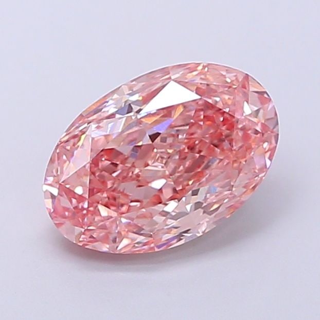 Loose Diamond - OVAL 2.11ct Fancy Vivid Pink VVS2: Loose Diamond - OVAL 2.11ct Fancy Vivid Pink VVS2 Source: This is a real non-mined Diamond that has been grown in a lab Shape: OVAL Carats: 2.11 Color: Fancy Vivid Pink Certification: IGI Video: