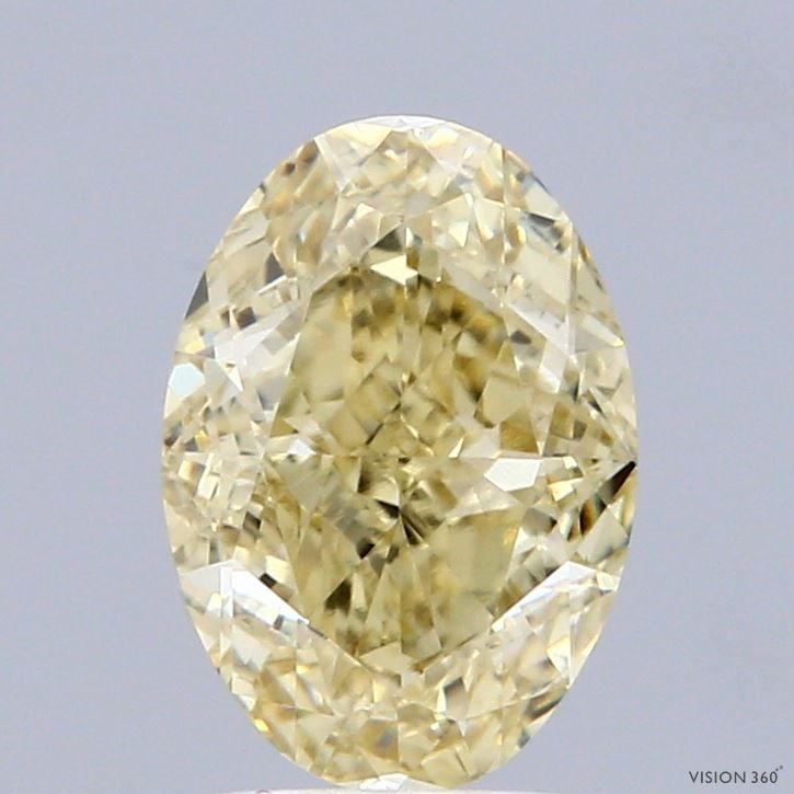 Loose Diamond - OVAL 2.15ct Fancy Intense Yellow VVS2: Loose Diamond - OVAL 2.15ct Fancy Intense Yellow VVS2 Source: This is a real non-mined Diamond that has been grown in a lab Shape: OVAL Carats: 2.15 Color: Fancy Intense Yellow Certification: IGI The 