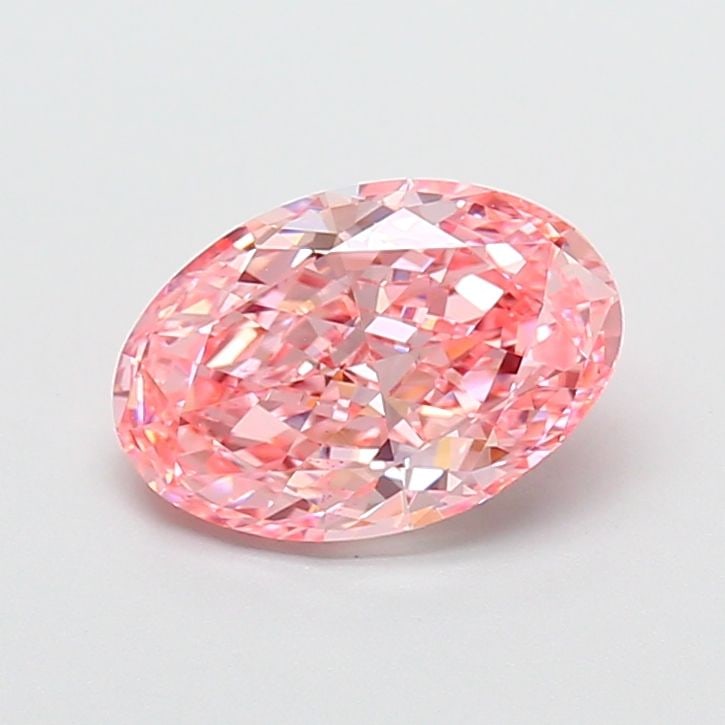 Loose Diamond - OVAL 1.94ct Fancy Intense Pink VS1: Loose Diamond - OVAL 1.94ct Fancy Intense Pink VS1 Source: This is a real non-mined Diamond that has been grown in a lab Shape: OVAL Carats: 1.94 Color: Fancy Intense Pink Certification: IGI Video: