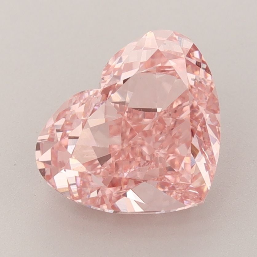 Loose Diamond - HEART 2.91ct Fancy Vivid Pink VS1: Loose Diamond - HEART 2.91ct Fancy Vivid Pink VS1 Source: This is a real non-mined Diamond that has been grown in a lab Shape: HEART Carats: 2.91 Color: Fancy Vivid Pink Certification: IGI Video: