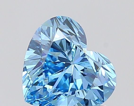 Loose Diamond - HEART 1.52ct Fancy Vivid Blue VVS2: Loose Diamond - HEART 1.52ct Fancy Vivid Blue VVS2 Source: This is a real non-mined Diamond that has been grown in a lab Shape: HEART Carats: 1.52 Color: Fancy Vivid Blue Certification: IGI Video: