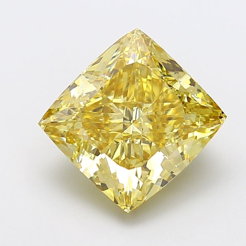 Loose Diamond - CUSHION MODIFIED 7.05ct Fancy Intense Yellow VS2: Loose Diamond - CUSHION MODIFIED 7.05ct Fancy Intense Yellow VS2 Source: This is a real non-mined Diamond that has been grown in a lab Shape: CUSHION MODIFIED Carats: 7.05 Color: Fancy Intense Yellow 