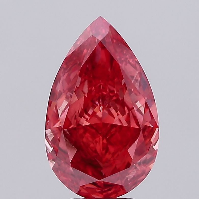 Loose Diamond - PEAR 6.02ct Fancy Vivid Pink SI1 (1 of 1)