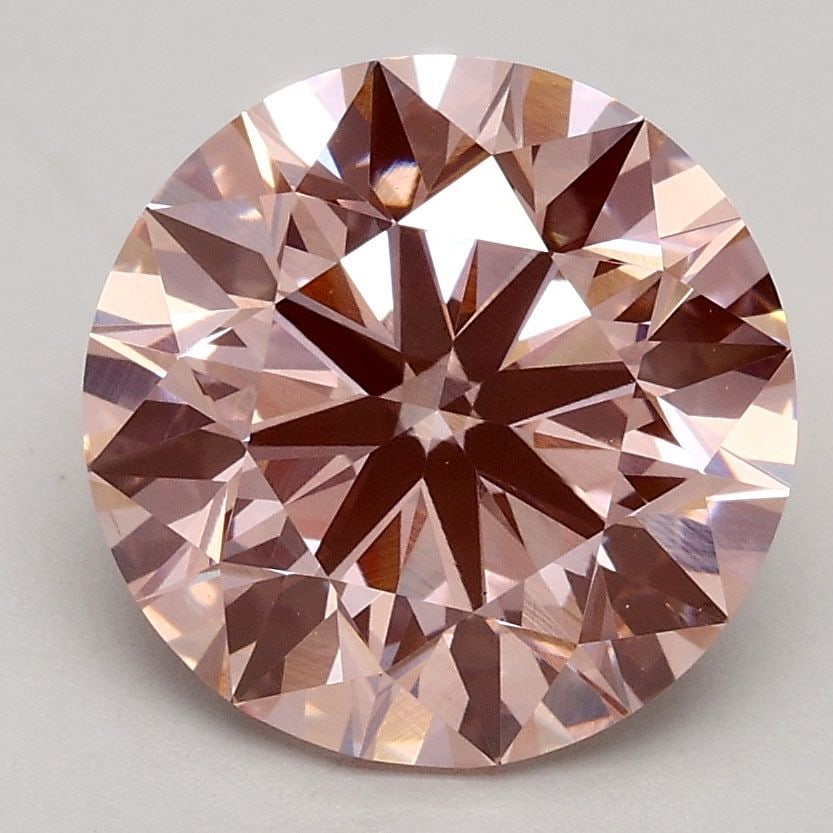 Ideal Loose Diamond - ROUND 2.45ct Fancy Intense Pink VS1 (1 of 1)