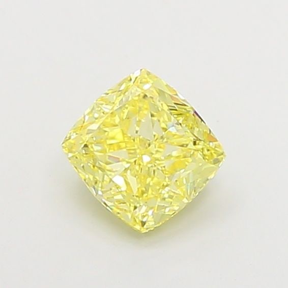 Loose Diamond - CUSHION MODIFIED 1.5ct Fancy Intense Yellow VS2: Loose Diamond - CUSHION MODIFIED 1.5ct Fancy Intense Yellow VS2 Source: This is a real non-mined Diamond that has been grown in a lab Shape: CUSHION MODIFIED Carats: 1.5 Color: Fancy Intense Yellow Ce