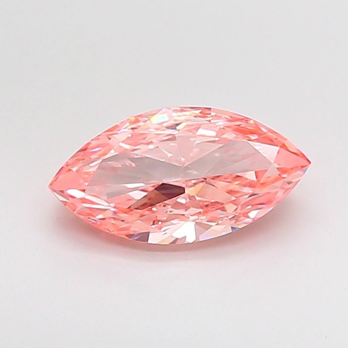 Loose Diamond - MARQUISE 1.9ct Fancy Vivid Pink VVS2: Loose Diamond - MARQUISE 1.9ct Fancy Vivid Pink VVS2 Source: This is a real non-mined Diamond that has been grown in a lab Shape: MARQUISE Carats: 1.9 Color: Fancy Vivid Pink Certification: IGI Video: