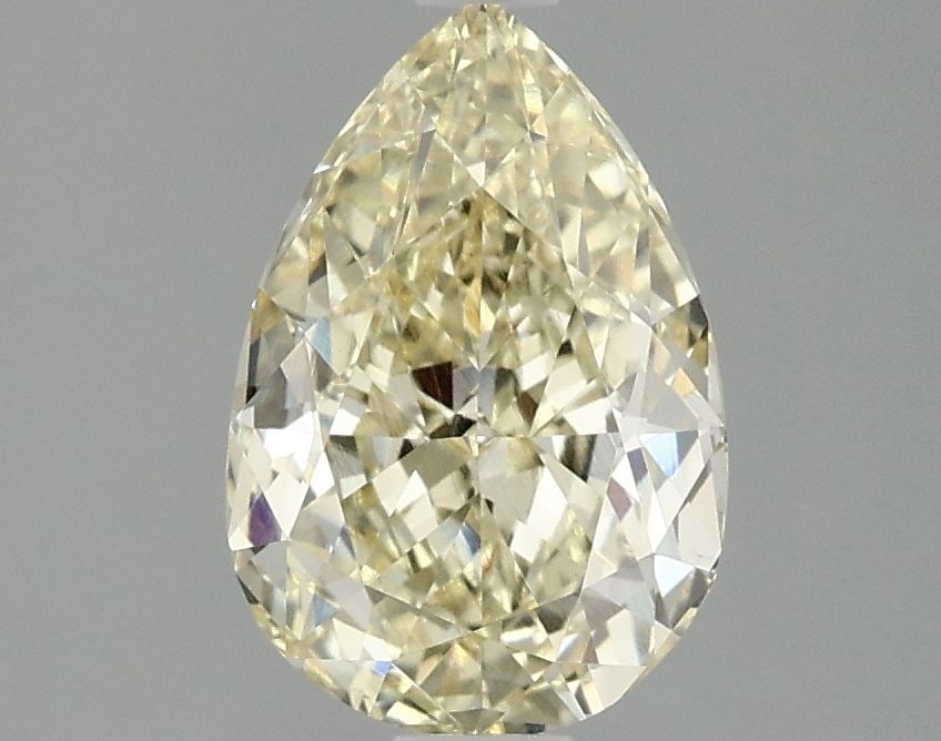 Loose Diamond - PEAR 2.0ct Fancy Yellow VS1: Loose Diamond - PEAR 2.0ct Fancy Yellow VS1 Source: This is a real non-mined Diamond that has been grown in a lab Shape: PEAR Carats: 2.0 Color: Fancy Yellow Certification: IGI Video: