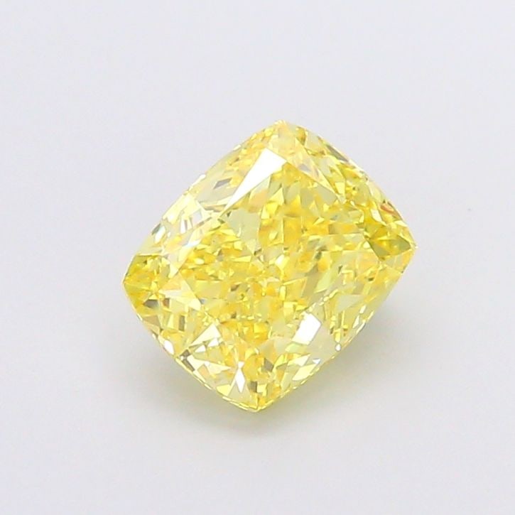 Loose Diamond - CUSHION MODIFIED 3.51ct Fancy Vivid Yellow VS1: Loose Diamond - CUSHION MODIFIED 3.51ct Fancy Vivid Yellow VS1 Source: This is a real non-mined Diamond that has been grown in a lab Shape: CUSHION MODIFIED Carats: 3.51 Color: Fancy Vivid Yellow Cert