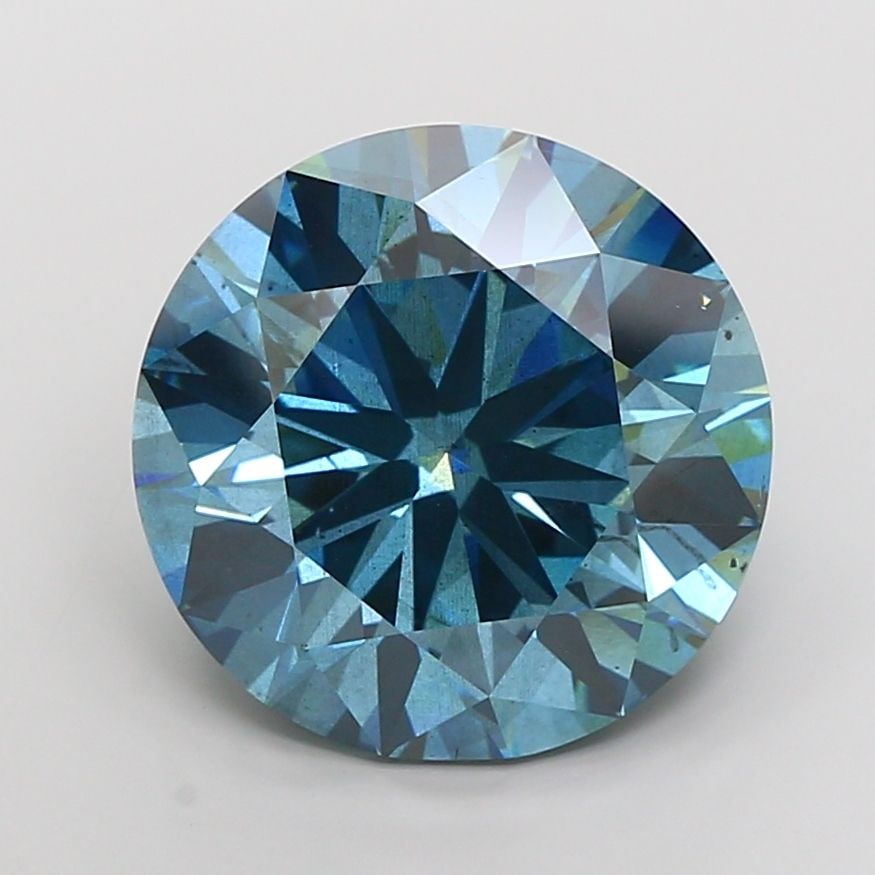 Loose Diamond - ROUND 20.06ct Fancy Vivid Blue SI1 (1 of 1)