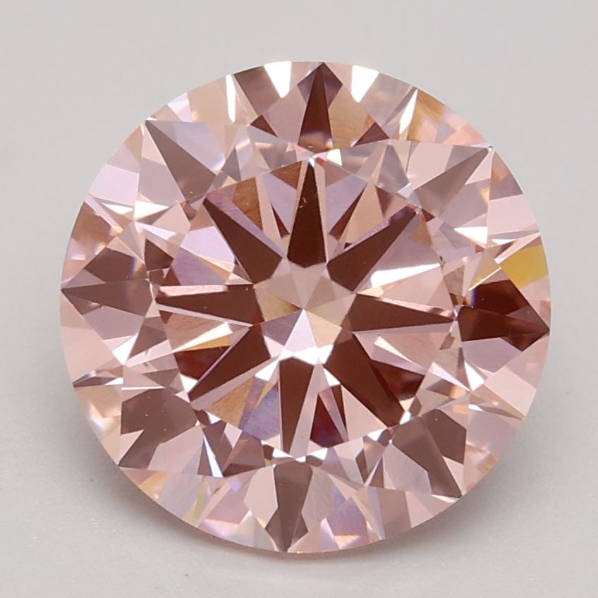 Loose Diamond - ROUND 2.2ct Fancy Intense Pink VS1: Loose Diamond - ROUND 2.2ct Fancy Intense Pink VS1 Source: This is a real non-mined Diamond that has been grown in a lab Shape: ROUND Carats: 2.2 Color: Fancy Intense Pink Certification: IGI Video: