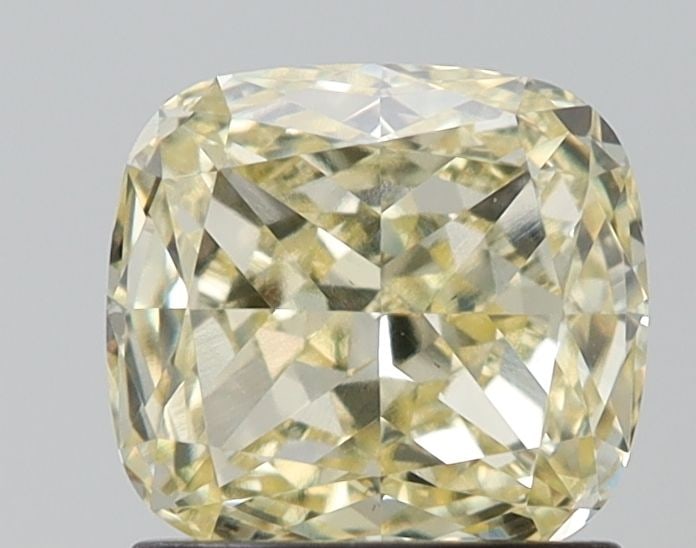 Loose Diamond - CUSHION MODIFIED 1.06ct Fancy Yellow VS1: Loose Diamond - CUSHION MODIFIED 1.06ct Fancy Yellow VS1 Source: This is a real non-mined Diamond that has been grown in a lab Shape: CUSHION MODIFIED Carats: 1.06 Color: Fancy Yellow Certification: I