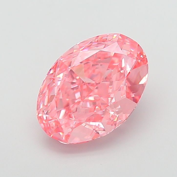 Loose Diamond - OVAL 4.05ct Fancy Vivid Pink VS1: Loose Diamond - OVAL 4.05ct Fancy Vivid Pink VS1 Source: This is a real non-mined Diamond that has been grown in a lab Shape: OVAL Carats: 4.05 Color: Fancy Vivid Pink Certification: IGI Video: