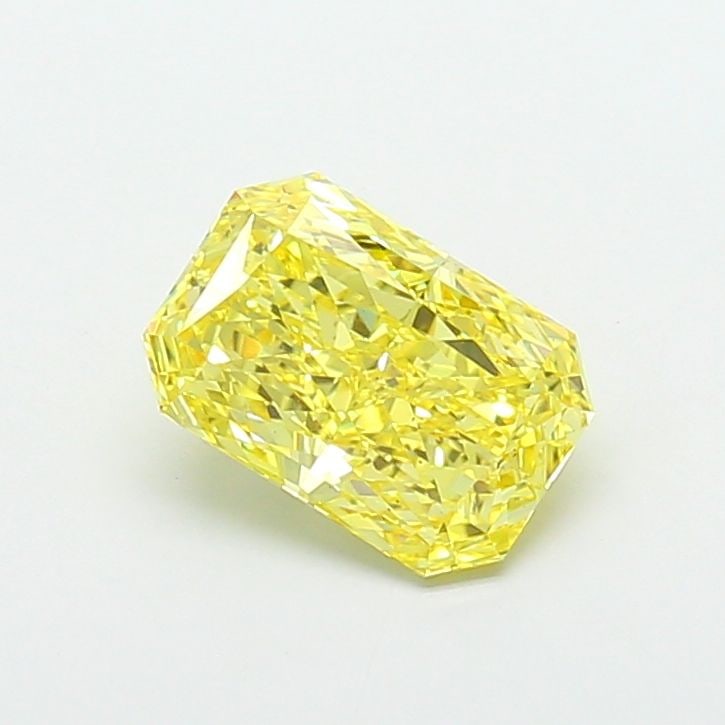 Loose Diamond - RADIANT 3.36ct Fancy Vivid Yellow VS2: Loose Diamond - RADIANT 3.36ct Fancy Vivid Yellow VS2 Source: This is a real non-mined Diamond that has been grown in a lab Shape: RADIANT Carats: 3.36 Color: Fancy Vivid Yellow Certification: IGI Vid