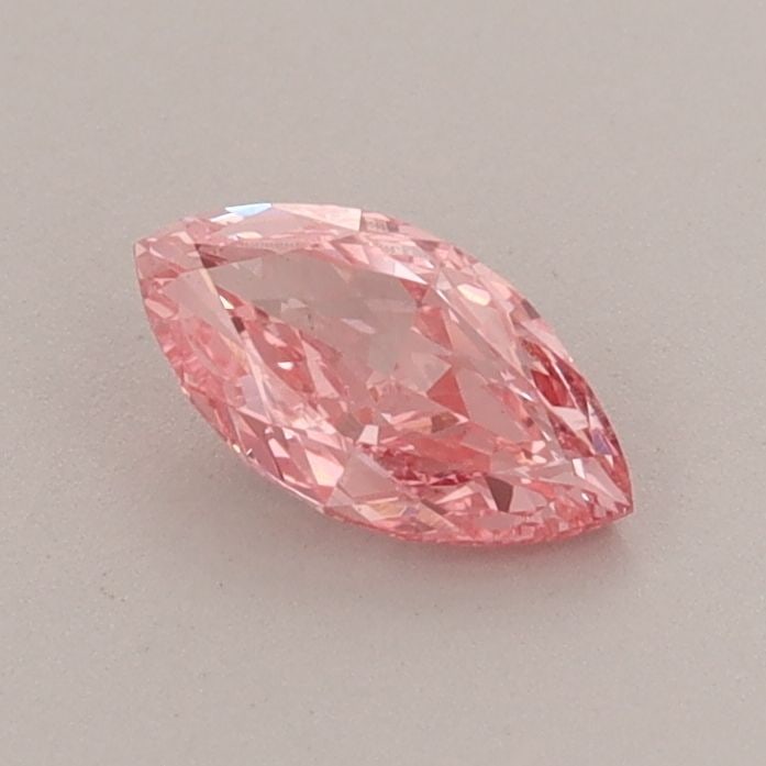 Loose Diamond - MARQUISE 0.44ct Fancy Vivid Pink VS1: Loose Diamond - MARQUISE 0.44ct Fancy Vivid Pink VS1 Source: This is a real non-mined Diamond that has been grown in a lab Shape: MARQUISE Carats: 0.44 Color: Fancy Vivid Pink Certification: IGI Video