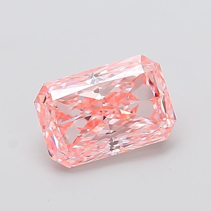 Loose Diamond - RADIANT 2.6ct Fancy Vivid Pink VVS2: Loose Diamond - RADIANT 2.6ct Fancy Vivid Pink VVS2 Source: This is a real non-mined Diamond that has been grown in a lab Shape: RADIANT Carats: 2.6 Color: Fancy Vivid Pink Certification: IGI Video: