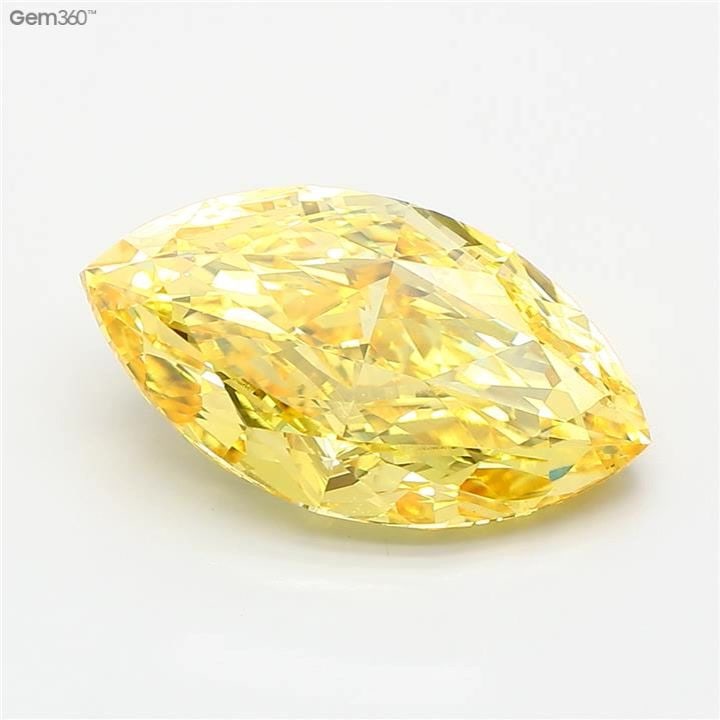Loose Diamond - MARQUISE 6.04ct Fancy Vivid Yellow VS1: Loose Diamond - MARQUISE 6.04ct Fancy Vivid Yellow VS1 Source: This is a real non-mined Diamond that has been grown in a lab Shape: MARQUISE Carats: 6.04 Color: Fancy Vivid Yellow Certification: IGI V