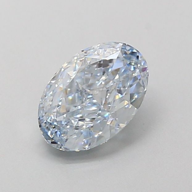 Loose Diamond - OVAL 1.15ct Fancy Light Blue VVS1: Loose Diamond - OVAL 1.15ct Fancy Light Blue VVS1 Source: This is a real non-mined Diamond that has been grown in a lab Shape: OVAL Carats: 1.15 Color: Fancy Light Blue Certification: IGI Video: