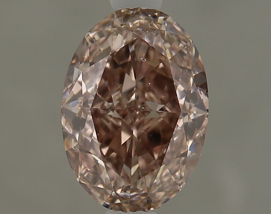 Loose Diamond - OVAL 1.27ct Fancy Pinkish Brown SI1: Loose Diamond - OVAL 1.27ct Fancy Pinkish Brown SI1 Source: Natural Shape: OVAL Carats: 1.27 Color: Fancy Pinkish Brown Certification: GIA Video: