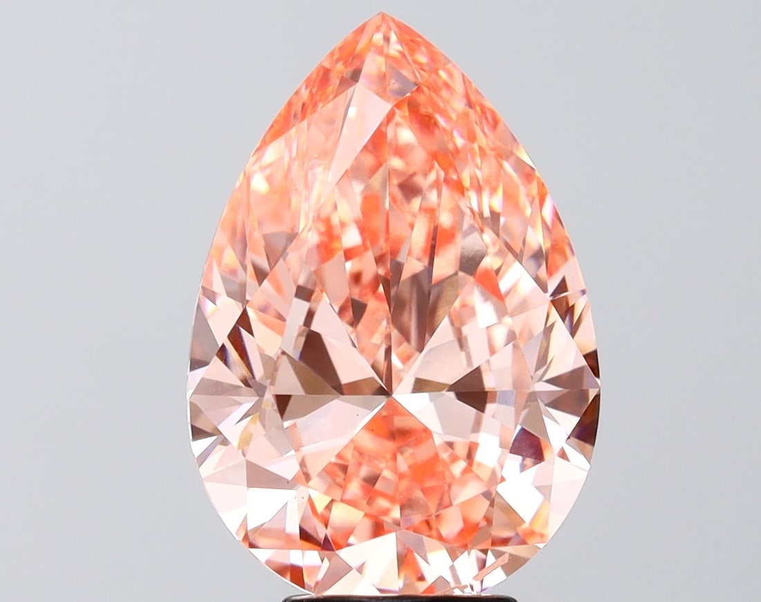 Loose Diamond - PEAR 6.0ct Fancy Vivid Pink VS1: Loose Diamond - PEAR 6.0ct Fancy Vivid Pink VS1 Source: This is a real non-mined Diamond that has been grown in a lab Shape: PEAR Carats: 6.0 Color: Fancy Vivid Pink Certification: IGI Video:
