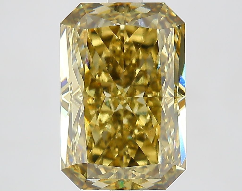 Loose Diamond - RADIANT 4.82ct Fancy Gray Yellow VS1: Loose Diamond - RADIANT 4.82ct Fancy Gray Yellow VS1 Source: This is a real non-mined Diamond that has been grown in a lab Shape: RADIANT Carats: 4.82 Color: Fancy Gray Yellow Certification: IGI Video