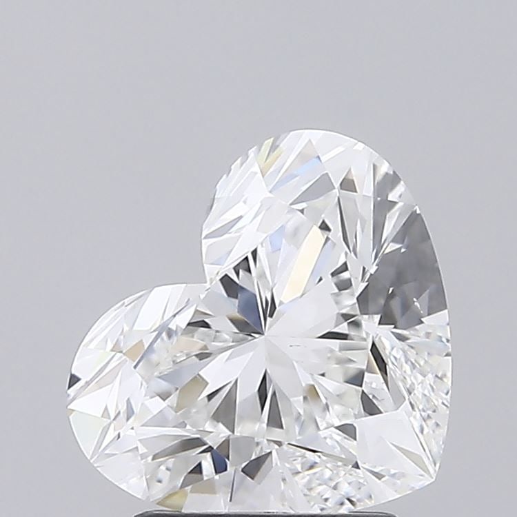 Loose Diamond - HEART 2.19ct E VS2: Loose Diamond - HEART 2.19ct E VS2 Source: This is a real non-mined Diamond that has been grown in a lab Shape: HEART Carats: 2.19 Color: E Clarity: VS2 Certification: IGI Video: Video Link The