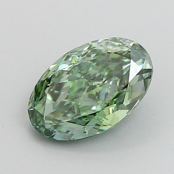 Loose Diamond - OVAL 2.85ct Fancy Vivid Green VVS2: Loose Diamond - OVAL 2.85ct Fancy Vivid Green VVS2 Source: This is a real non-mined Diamond that has been grown in a lab Shape: OVAL Carats: 2.85 Color: Fancy Vivid Green Certification: IGI Video: