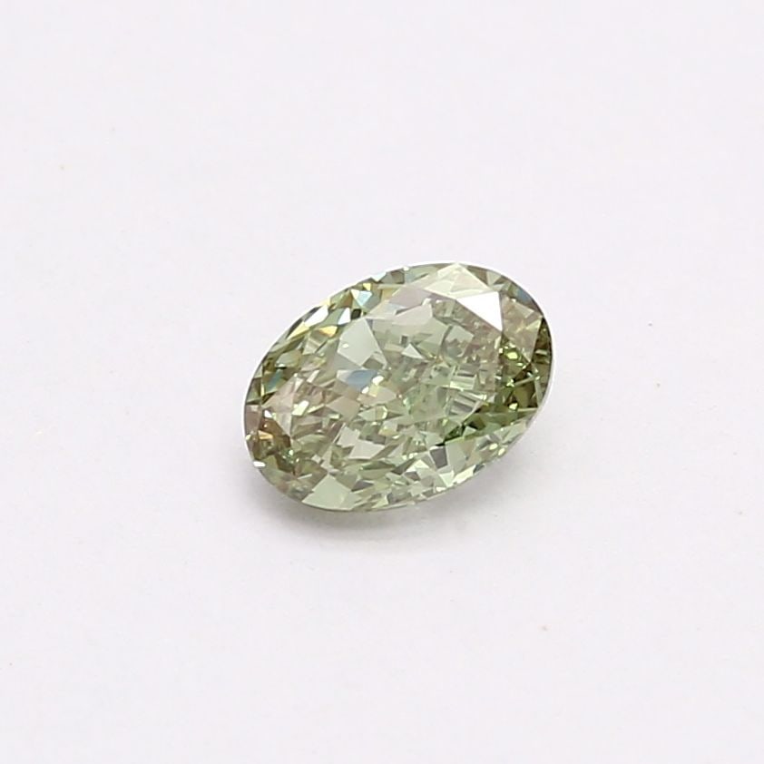 Loose Diamond - OVAL 0.59ct Fancy Vivid Green VVS2: Loose Diamond - OVAL 0.59ct Fancy Vivid Green VVS2 Source: This is a real non-mined Diamond that has been grown in a lab Shape: OVAL Carats: 0.59 Color: Fancy Vivid Green Certification: NONE Video: