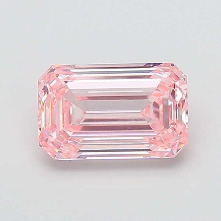 Loose Diamond - EMERALD 5.03ct Fancy Intense Pink VS1: Loose Diamond - EMERALD 5.03ct Fancy Intense Pink VS1 Source: This is a real non-mined Diamond that has been grown in a lab Shape: EMERALD Carats: 5.03 Color: Fancy Intense Pink Certification: IGI