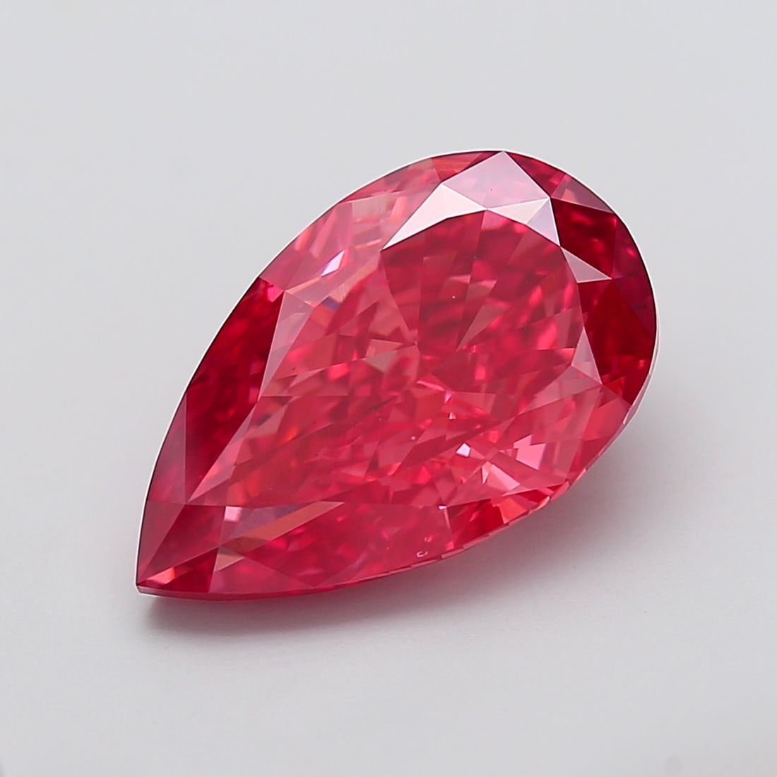 Loose Diamond - PEAR 10.01ct Fancy Vivid Red VS2 (1 of 1)