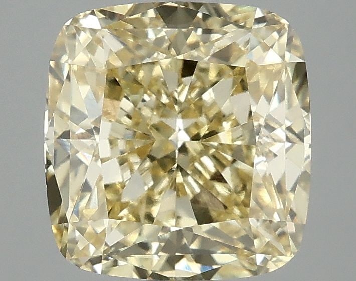 Loose Diamond - CUSHION MODIFIED 3.12ct Fancy Intense Yellow VS1: Loose Diamond - CUSHION MODIFIED 3.12ct Fancy Intense Yellow VS1 Source: This is a real non-mined Diamond that has been grown in a lab Shape: CUSHION MODIFIED Carats: 3.12 Color: Fancy Intense Yellow 