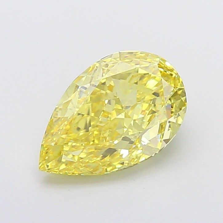 Loose Diamond - PEAR 3.17ct Fancy Vivid Yellow VS1: Loose Diamond - PEAR 3.17ct Fancy Vivid Yellow VS1 Source: This is a real non-mined Diamond that has been grown in a lab Shape: PEAR Carats: 3.17 Color: Fancy Vivid Yellow Certification: IGI Video: