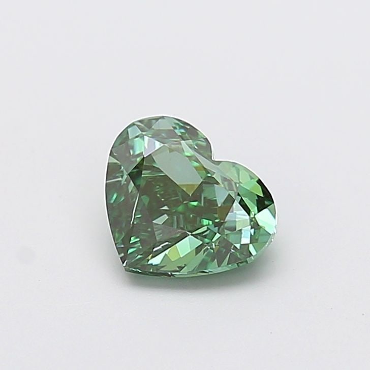 Loose Diamond - HEART 1.51ct Fancy Vivid Green VS1: Loose Diamond - HEART 1.51ct Fancy Vivid Green VS1 Source: This is a real non-mined Diamond that has been grown in a lab Shape: HEART Carats: 1.51 Color: Fancy Vivid Green Certification: IGI Video: