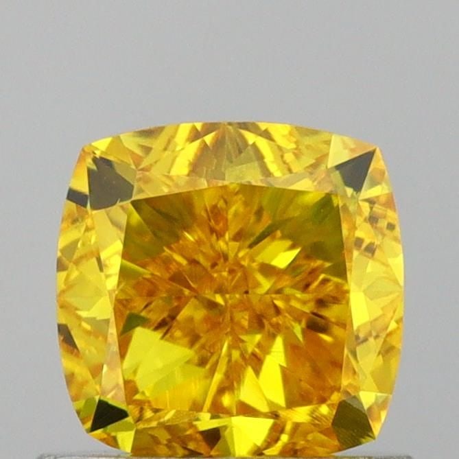 Loose Diamond - CUSHION MODIFIED 1.0ct Fancy Vivid Yellow VS1: Loose Diamond - CUSHION MODIFIED 1.0ct Fancy Vivid Yellow VS1 Source: This is a real non-mined Diamond that has been grown in a lab Shape: CUSHION MODIFIED Carats: 1.0 Color: Fancy Vivid Yellow